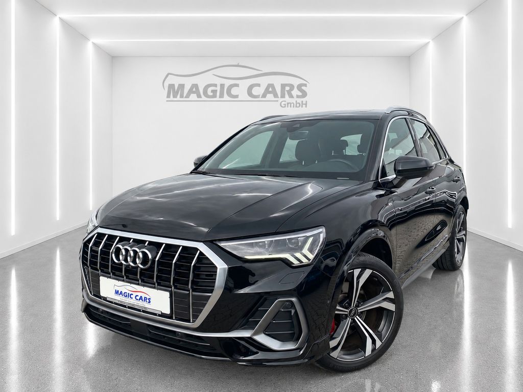 Audi Q3 2023 г. Чёрный, пробег 43000 км