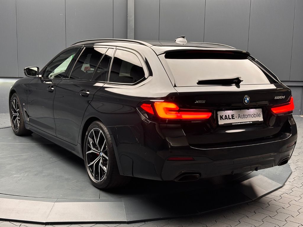 BMW 520 2023 г. Чёрный, пробег 51000 км