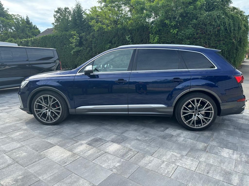 Audi SQ7 2021 г. Синий, пробег 42500 км