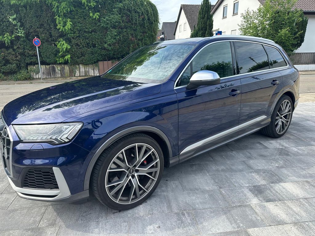 Audi SQ7 2021 г. Синий, пробег 42500 км