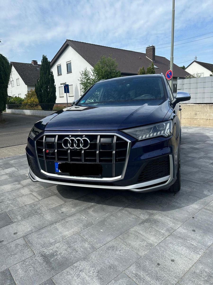 Audi SQ7 2021 г. Синий, пробег 42500 км