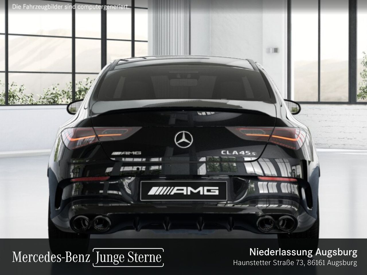 Mercedes-Benz CLA 45 AMG 2024 г. Чёрный, пробег 31261 км