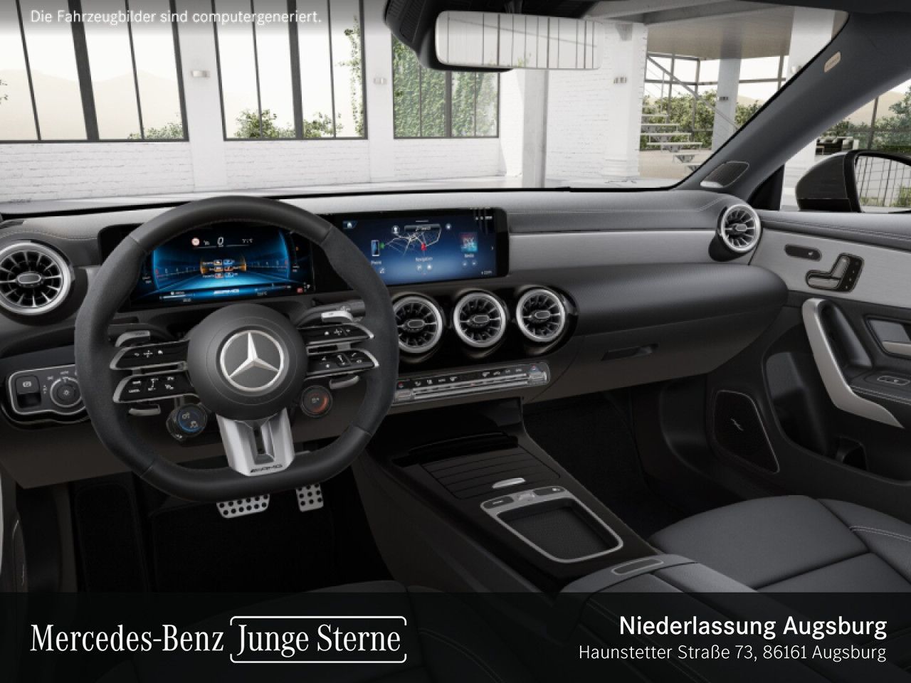 Mercedes-Benz CLA 45 AMG 2024 г. Чёрный, пробег 31261 км