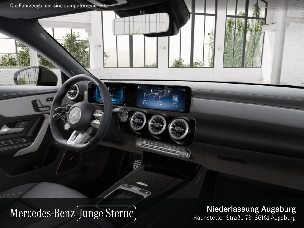 Mercedes-Benz CLA 45 AMG 2024 г. Чёрный, пробег 31261 км