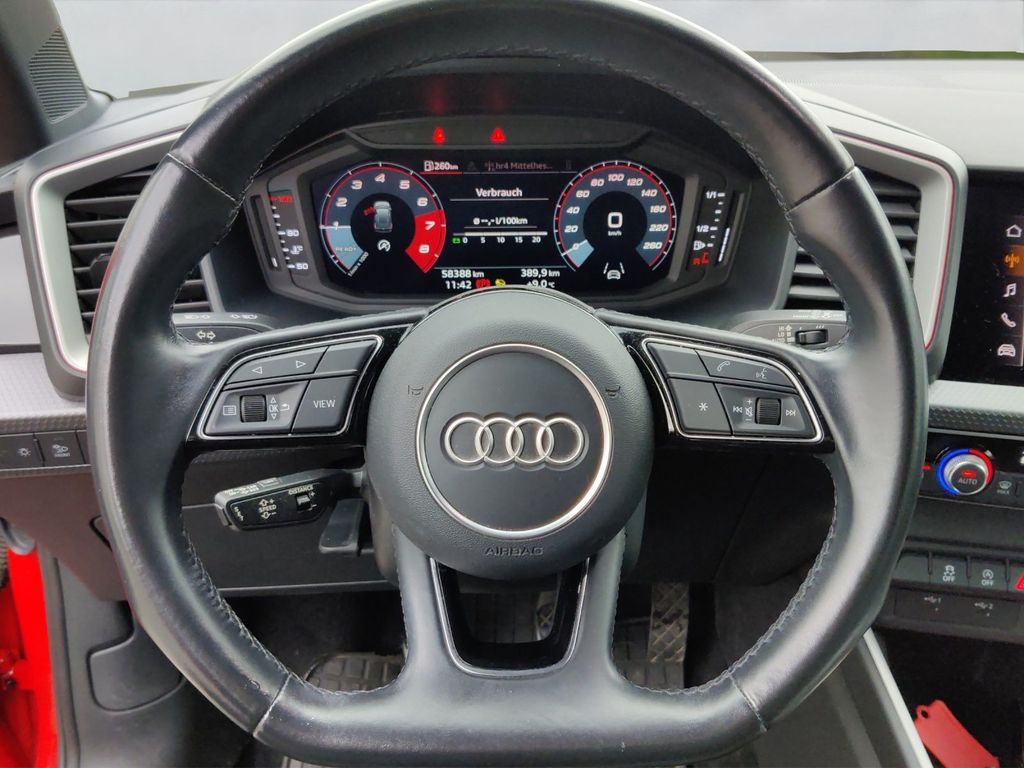 Audi A1 2021 г. Красный, пробег 58388 км