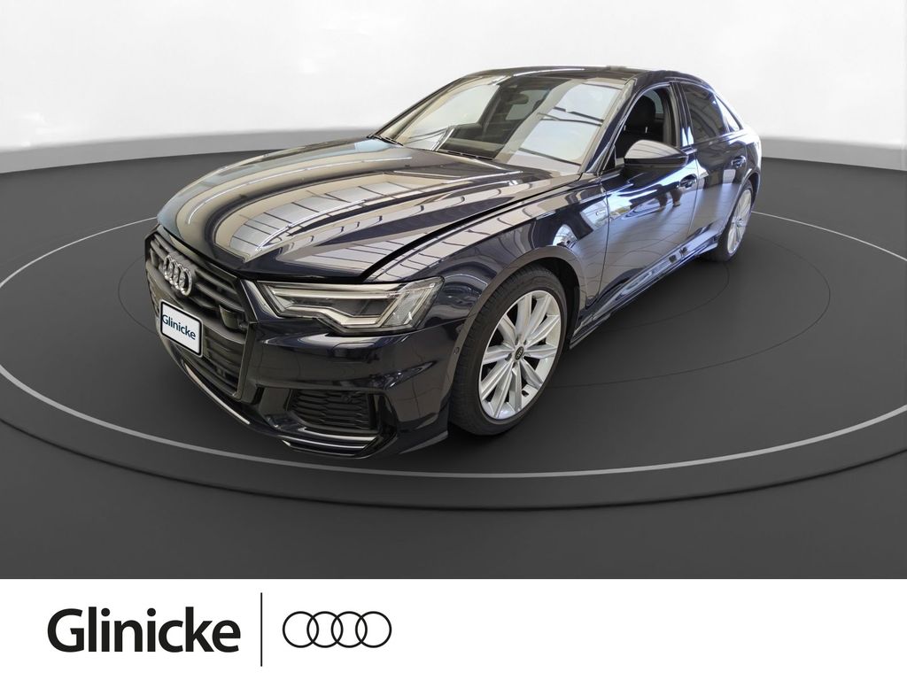 Audi A6 2023 г. Синий, пробег 24860 км