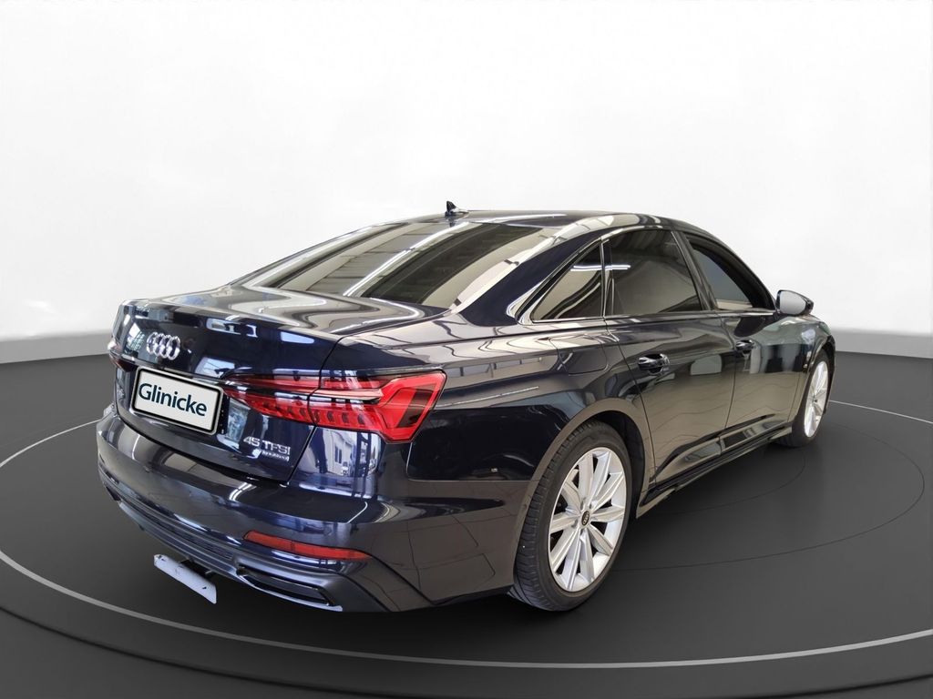 Audi A6 2023 г. Синий, пробег 24860 км
