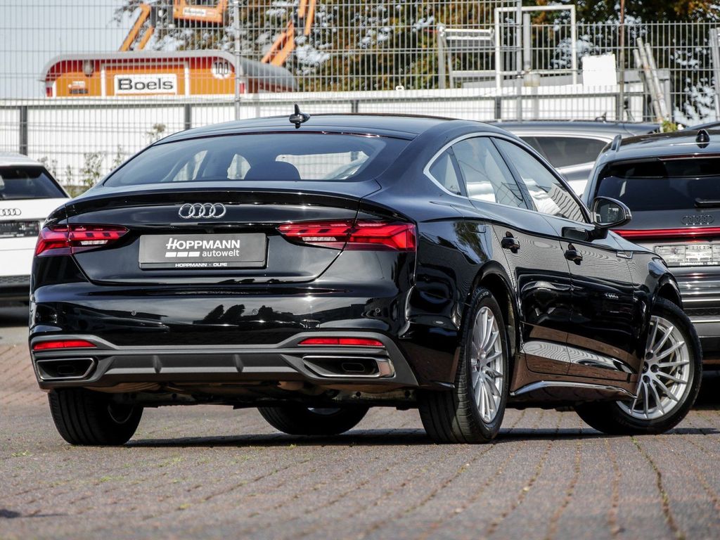 Audi A5 2022 г. Чёрный, пробег 41200 км