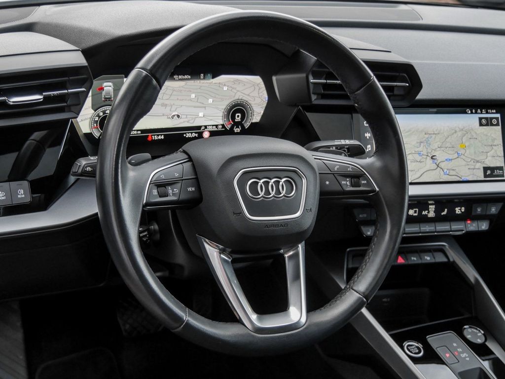 Audi A3 2023 г. Белый, пробег 45700 км