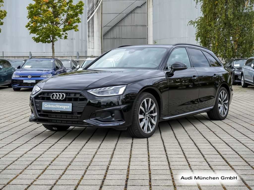 Audi A4 2023 г. Чёрный, пробег 44676 км