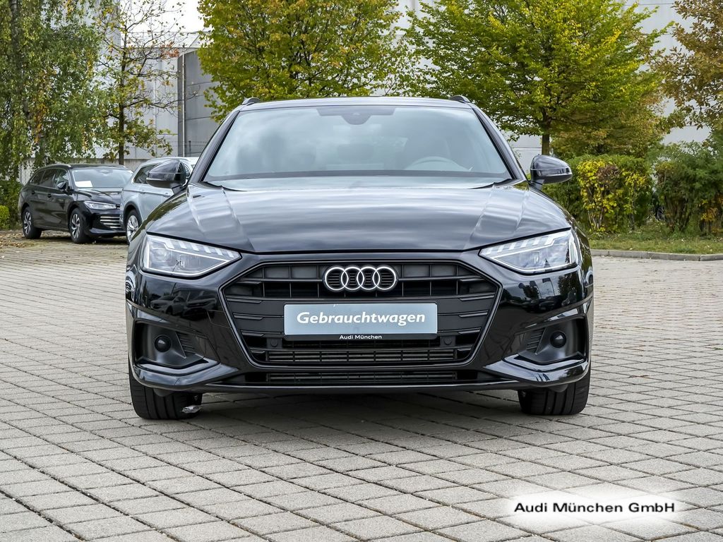 Audi A4 2023 г. Чёрный, пробег 44676 км