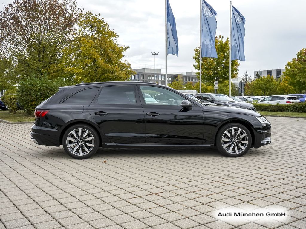 Audi A4 2023 г. Чёрный, пробег 44676 км