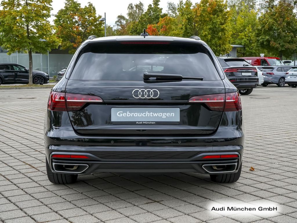 Audi A4 2023 г. Чёрный, пробег 44676 км