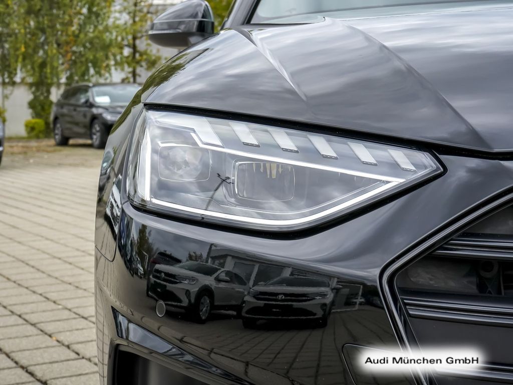 Audi A4 2023 г. Чёрный, пробег 44676 км