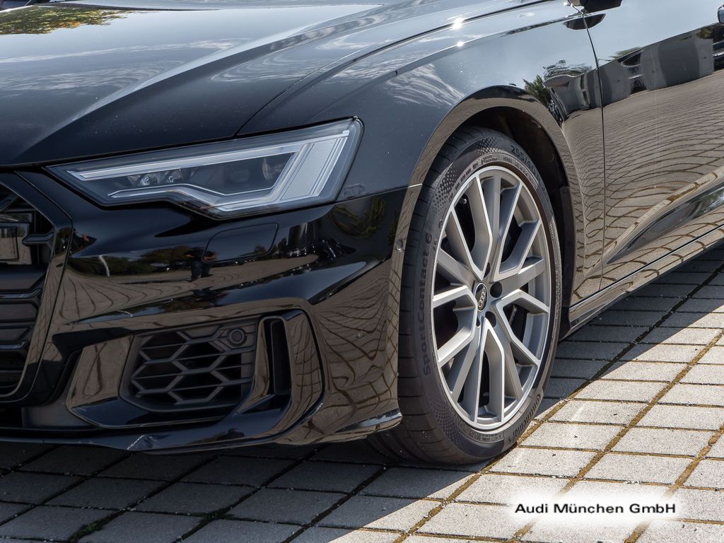 Audi S6 2023 г. Чёрный, пробег 51538 км