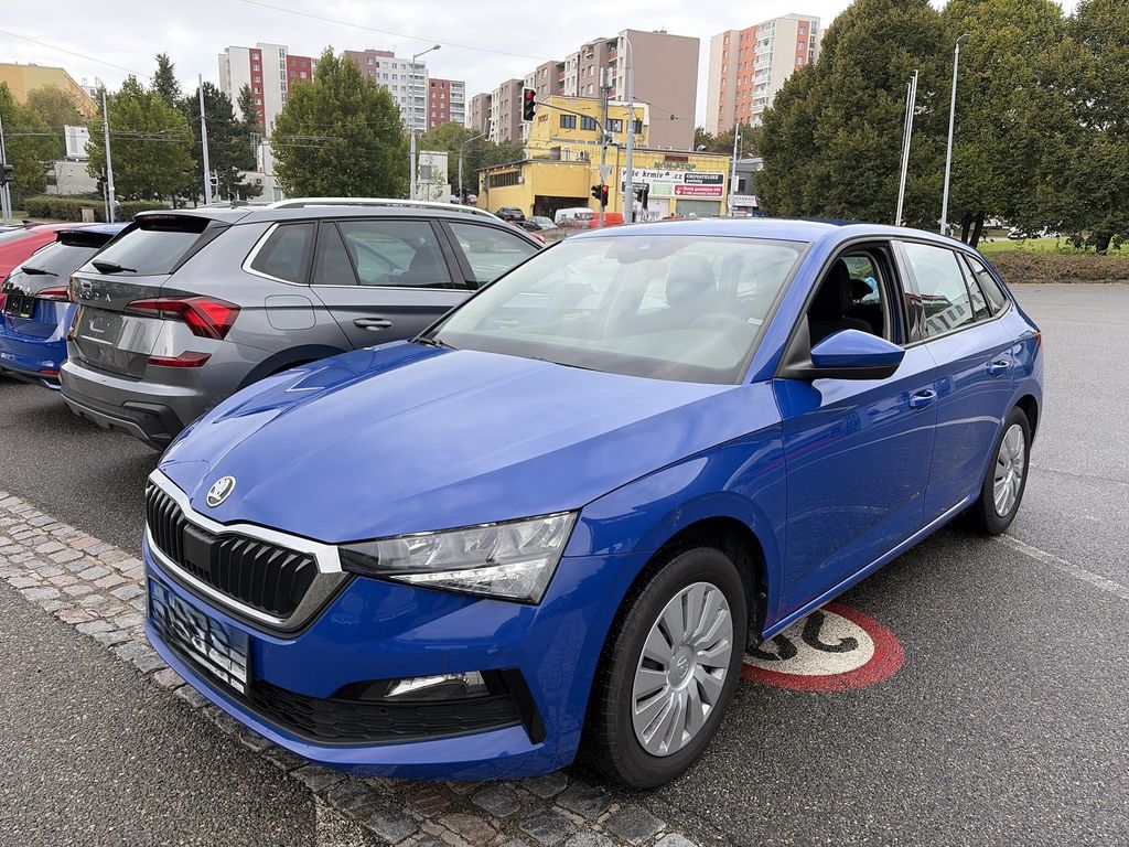 Skoda Scala 2021 г. Синий, пробег 58200 км