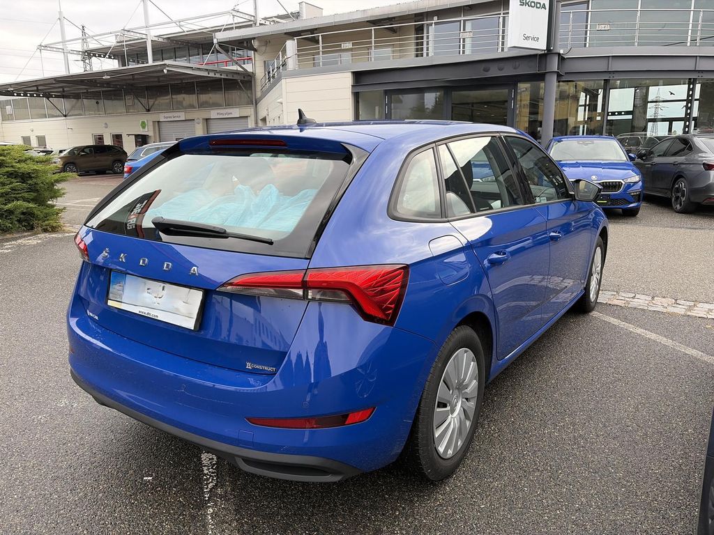 Skoda Scala 2021 г. Синий, пробег 58200 км