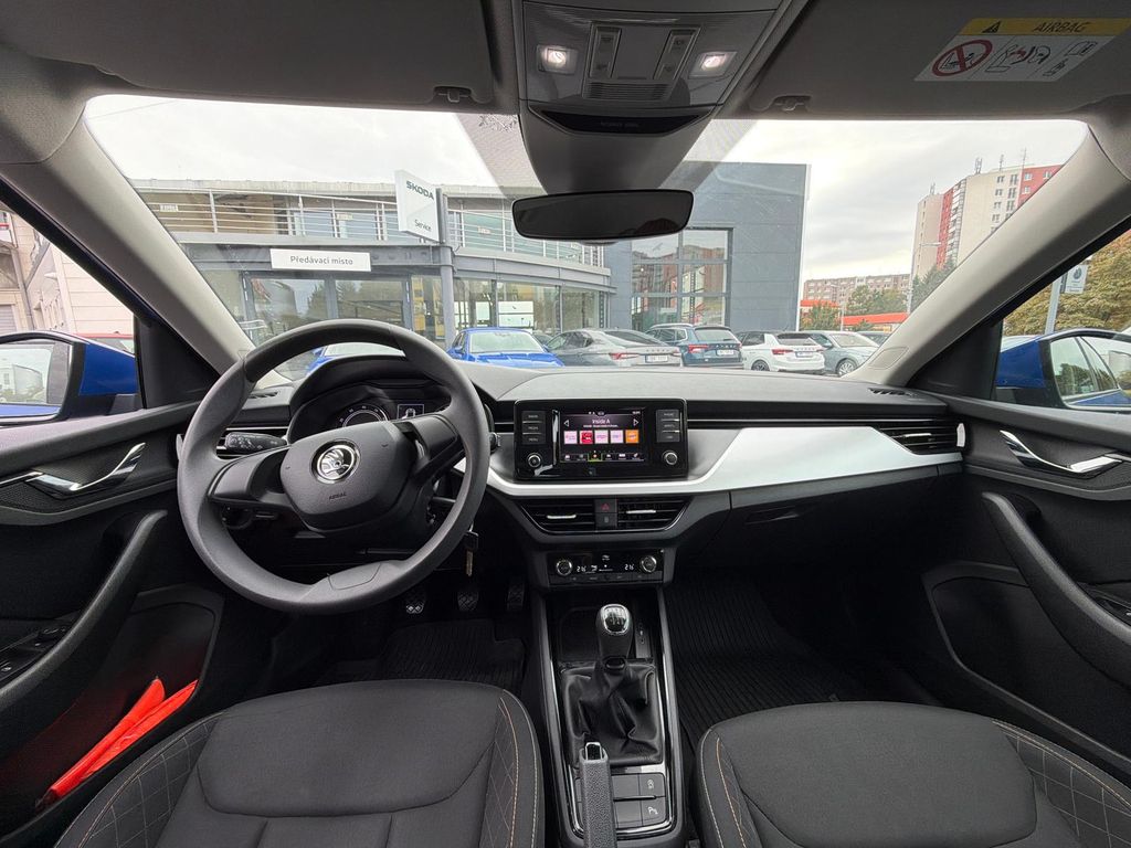 Skoda Scala 2021 г. Синий, пробег 58200 км