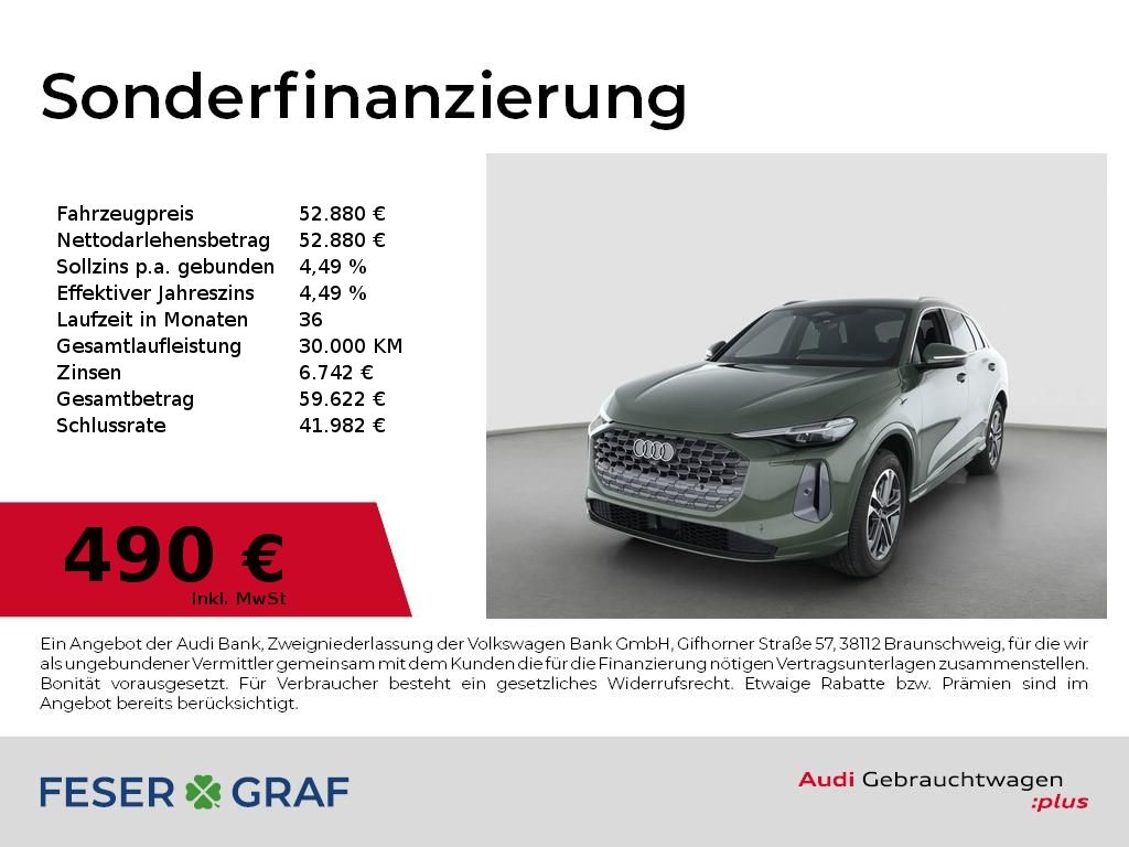 Audi Q5 2026 г. Зелёный, пробег 2202 км