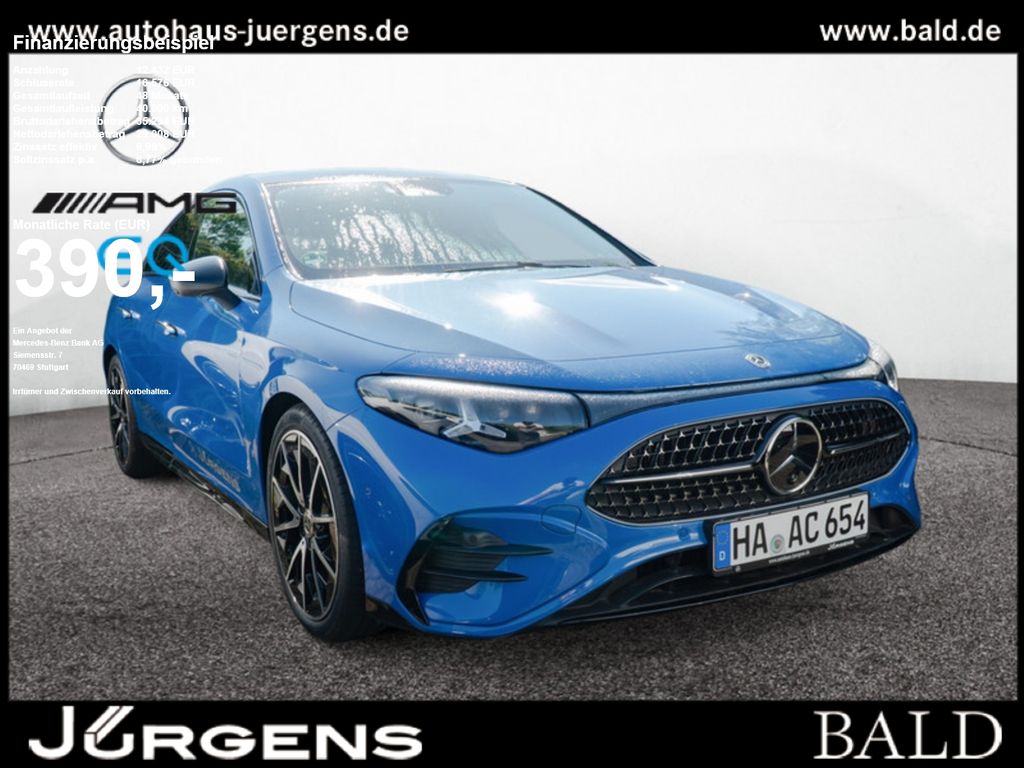 Mercedes-Benz CLA 200 2026 г. Синий, пробег 9500 км
