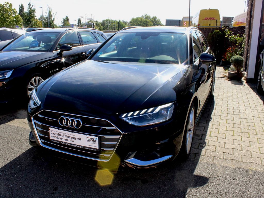 Audi A4 2023 г. Чёрный, пробег 51400 км