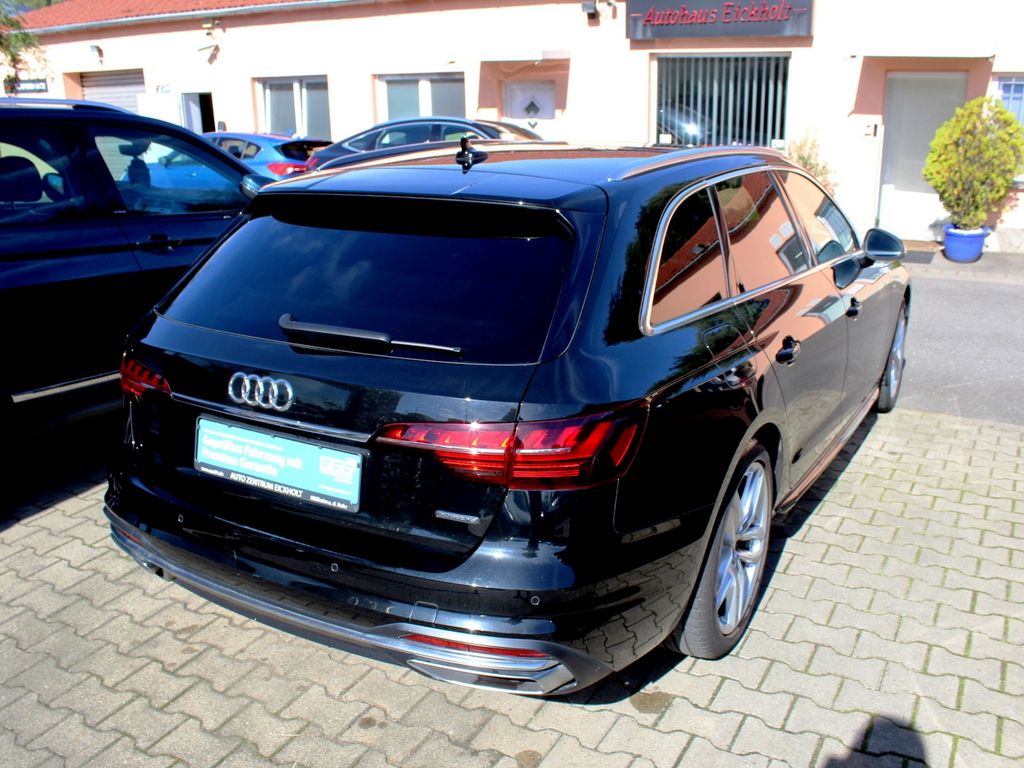 Audi A4 2023 г. Чёрный, пробег 51400 км