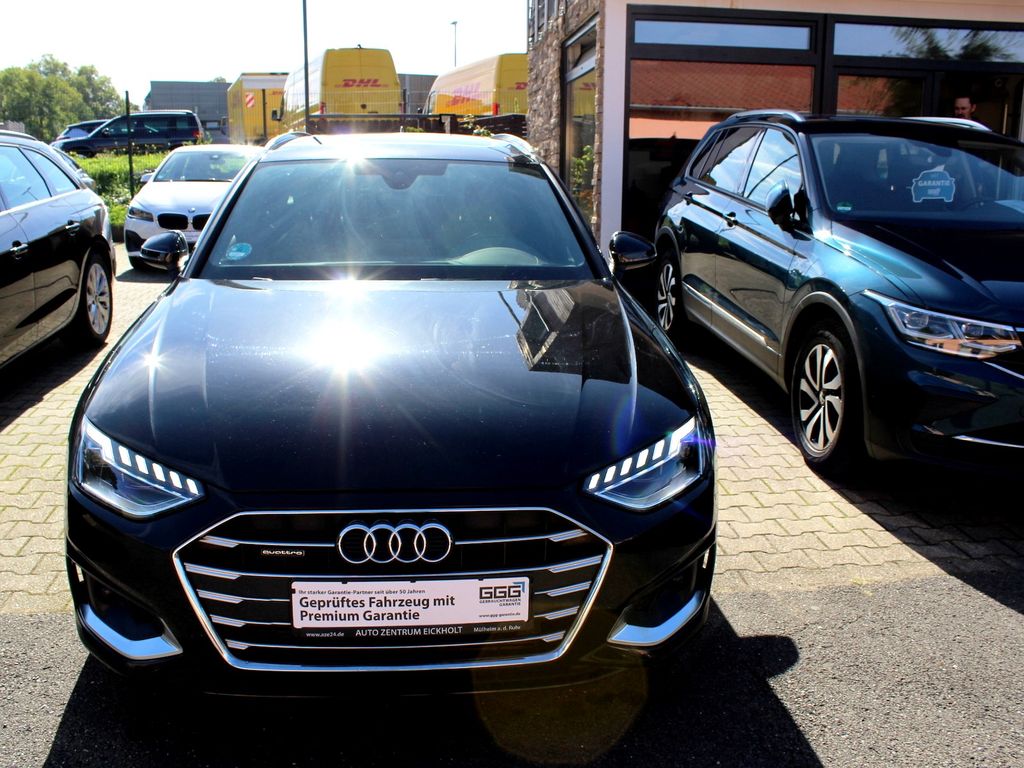 Audi A4 2023 г. Чёрный, пробег 51400 км