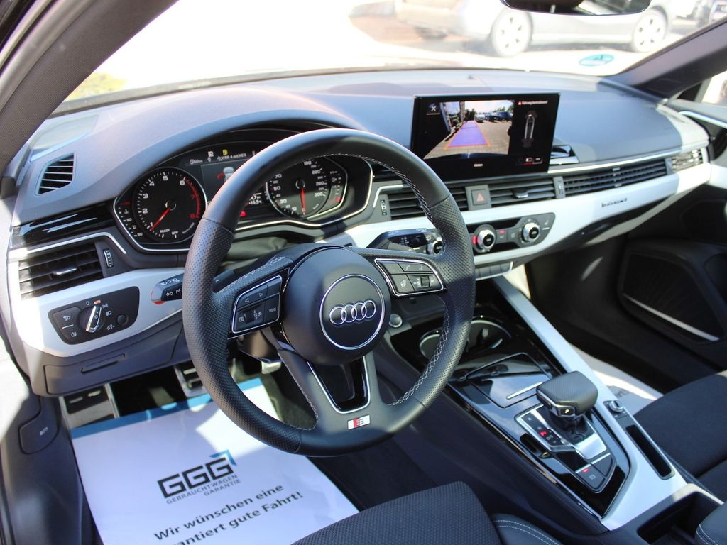 Audi A4 2023 г. Чёрный, пробег 51400 км