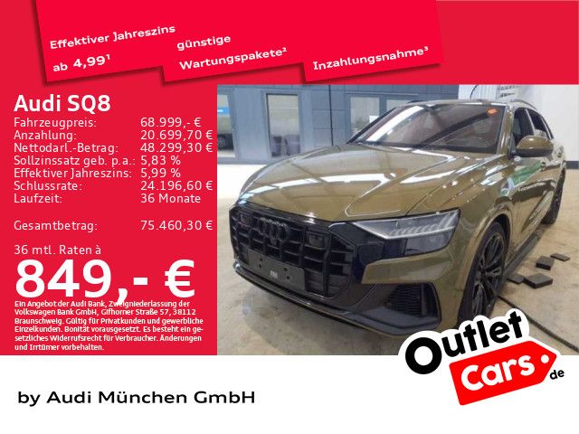 Audi SQ8 2023 г. Зелёный, пробег 51901 км