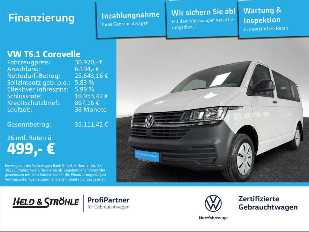 Volkswagen T6 CARAVELLE 2023 г. Белый, пробег 48117 км