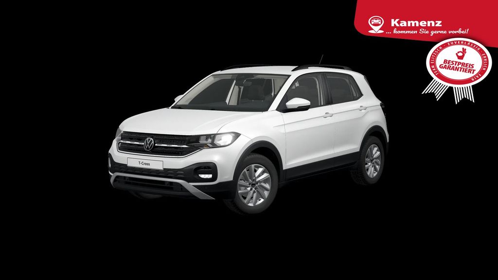 Volkswagen T-Cross 2022 г. Белый, пробег 32500 км