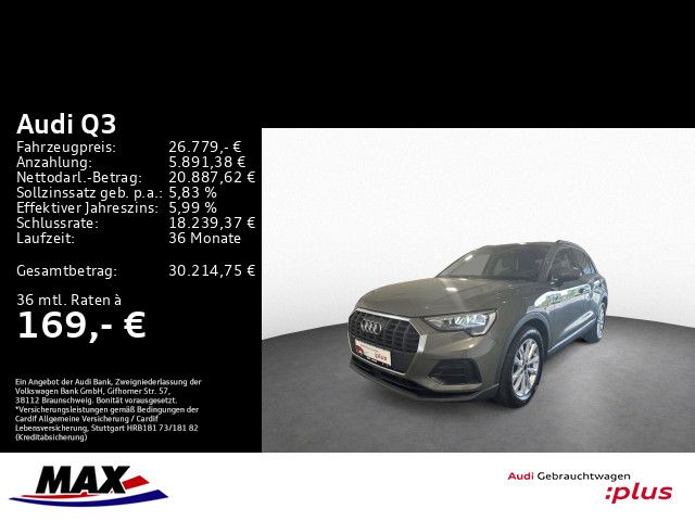 Audi Q3 2023 г. Серый, пробег 41450 км