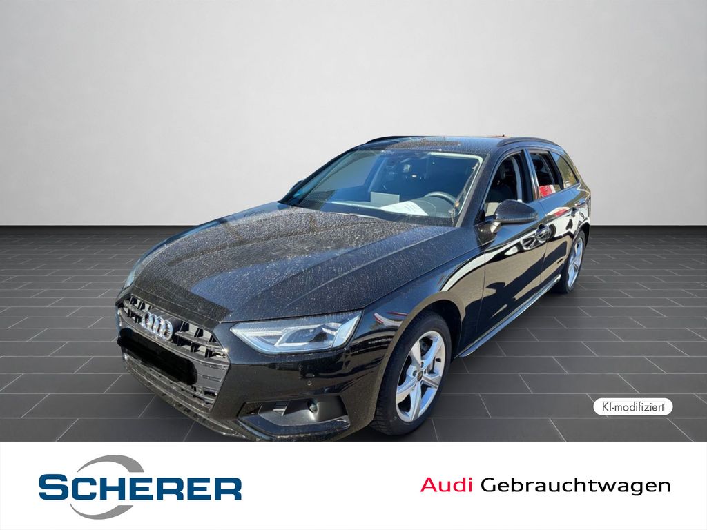 Audi A4 2023 г. Чёрный, пробег 41900 км