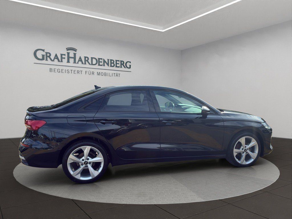 Audi A3 2024 г. Чёрный, пробег 45200 км
