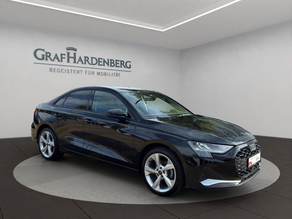 Audi A3 2024 г. Чёрный, пробег 45200 км
