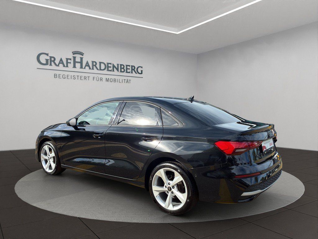 Audi A3 2024 г. Чёрный, пробег 45200 км