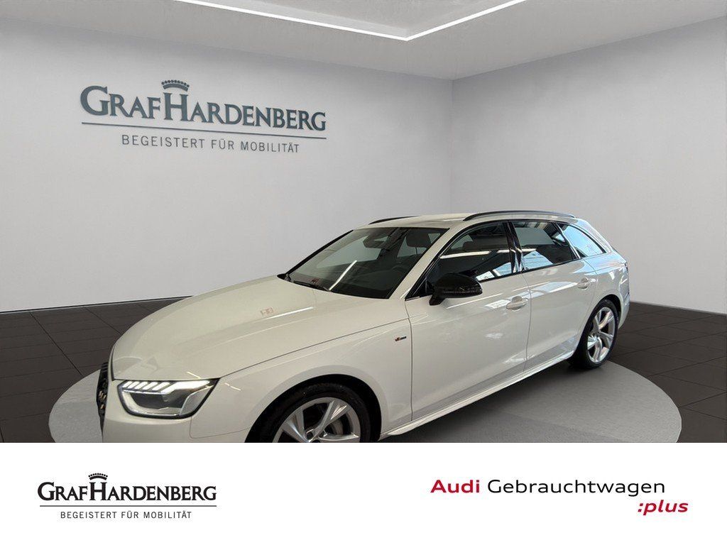 Audi A4 2023 г. Белый, пробег 58700 км