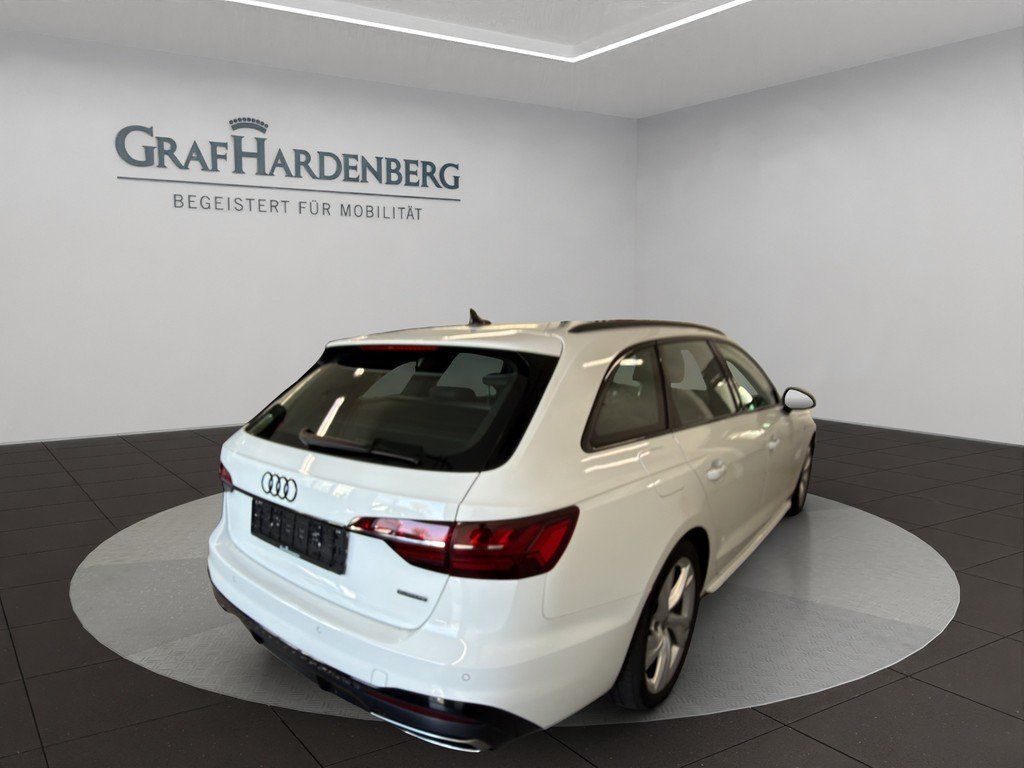 Audi A4 2023 г. Белый, пробег 58700 км