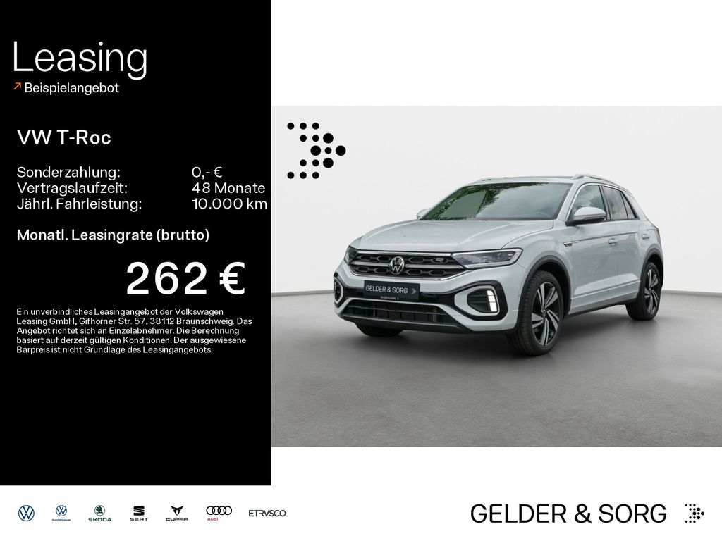 Volkswagen T-Roc 2023 г. Белый, пробег 59450 км