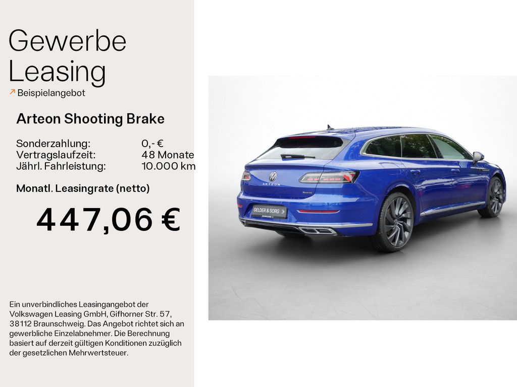 Volkswagen Arteon 2022 г. Синий, пробег 49575 км