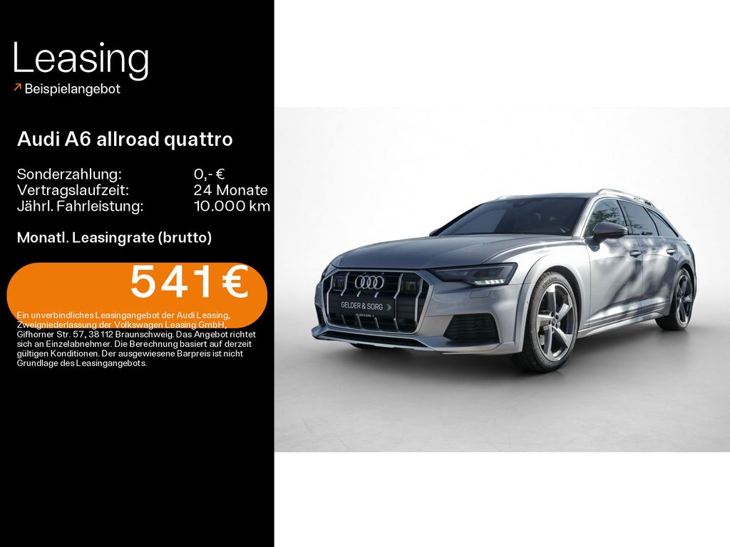 Audi A6 2023 г. Серебристый, пробег 44960 км