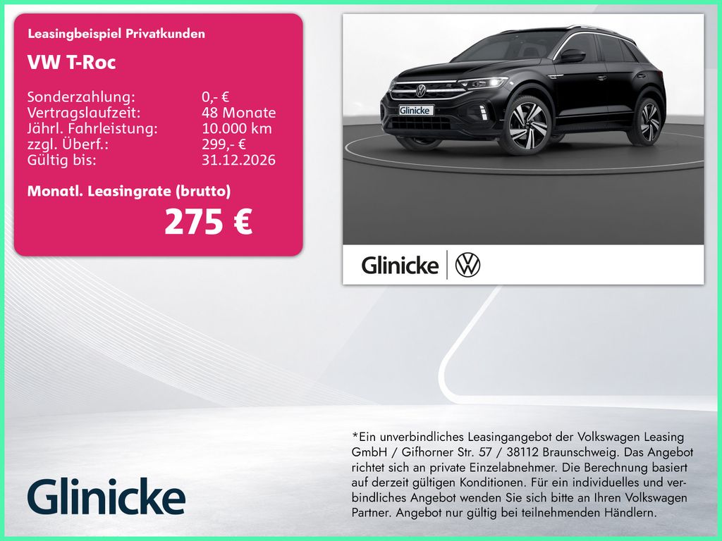 Volkswagen T-Roc 2023 г. Чёрный, пробег 51430 км