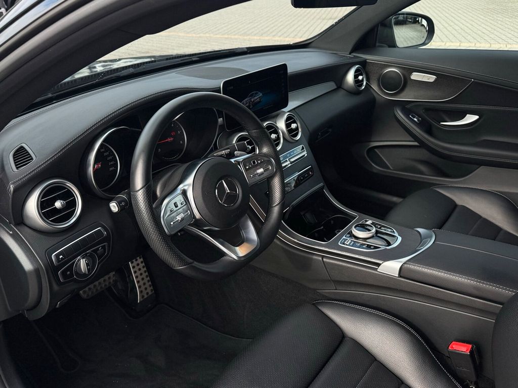 Mercedes-Benz C 220 2022 г. Чёрный, пробег 46722 км