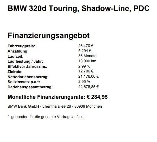 BMW 320 2023 г. Синий, пробег 52900 км