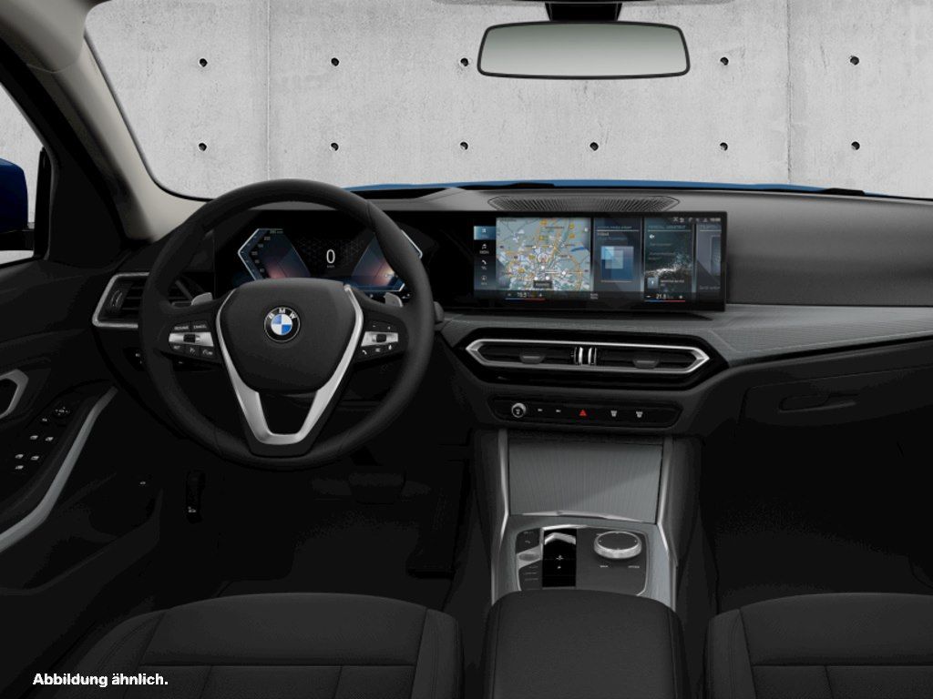 BMW 320 2023 г. Синий, пробег 52900 км
