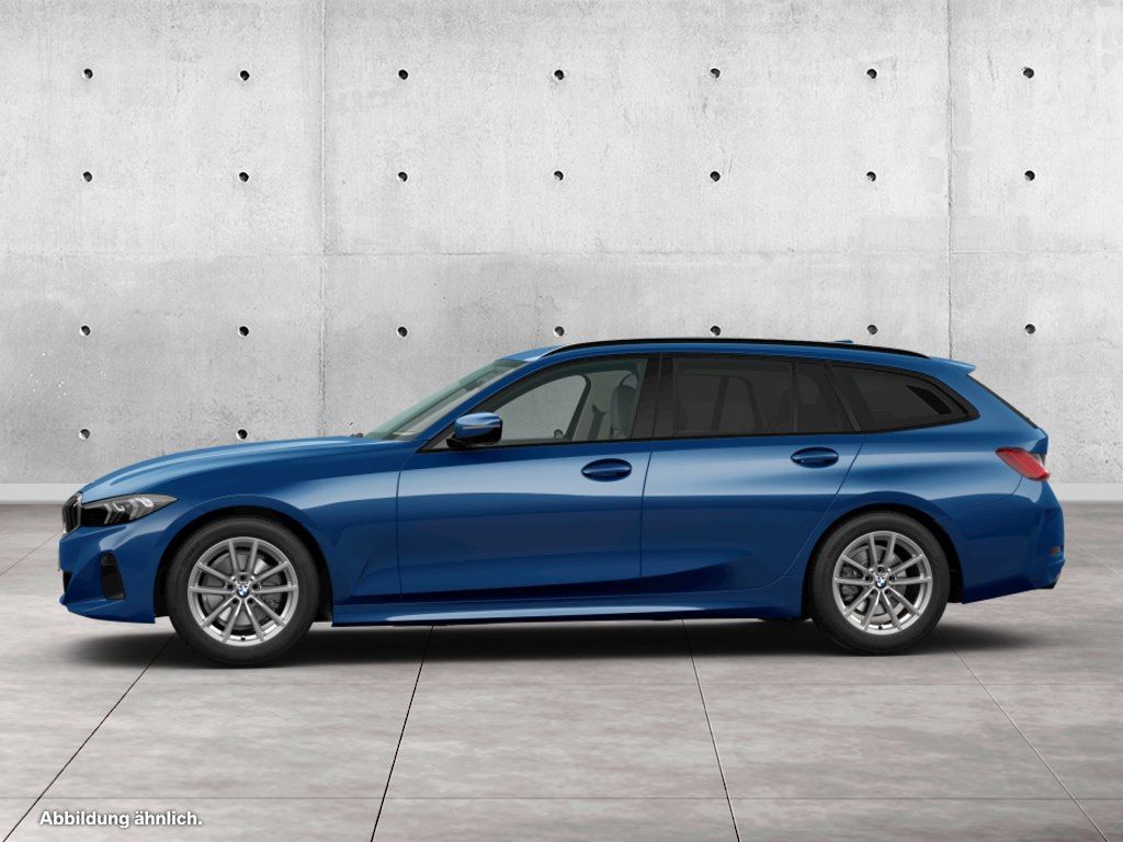 BMW 320 2023 г. Синий, пробег 52900 км
