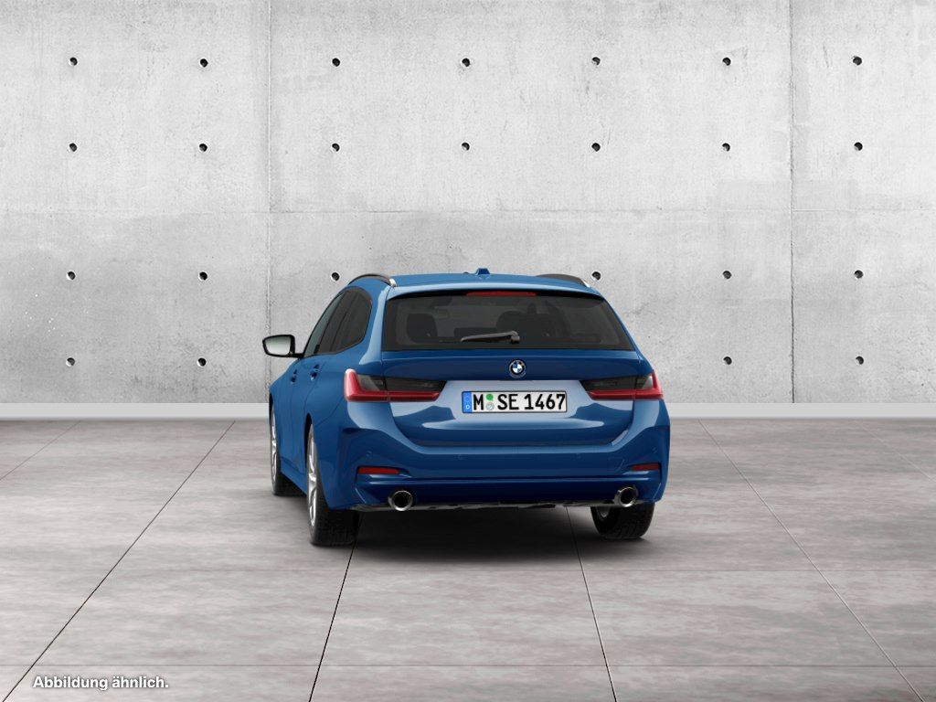 BMW 320 2023 г. Синий, пробег 52900 км