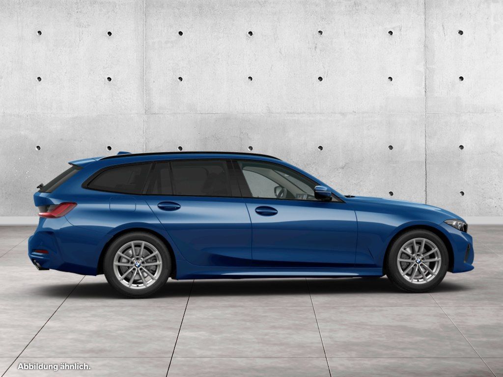 BMW 320 2023 г. Синий, пробег 52900 км