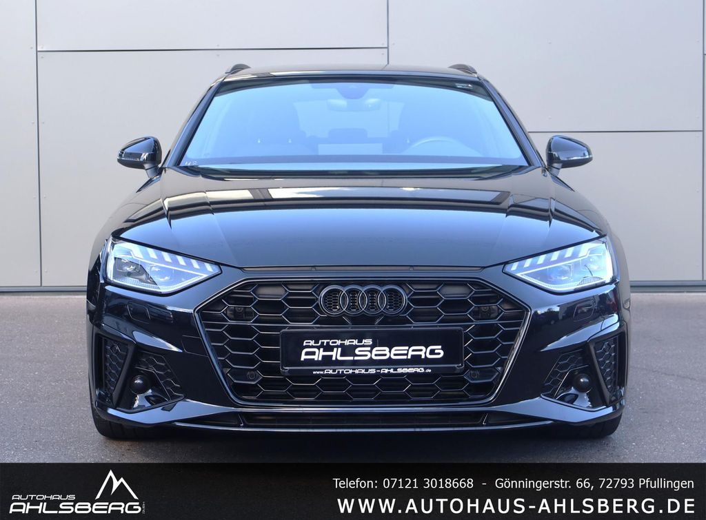 Audi A4 2023 г. Чёрный, пробег 50000 км