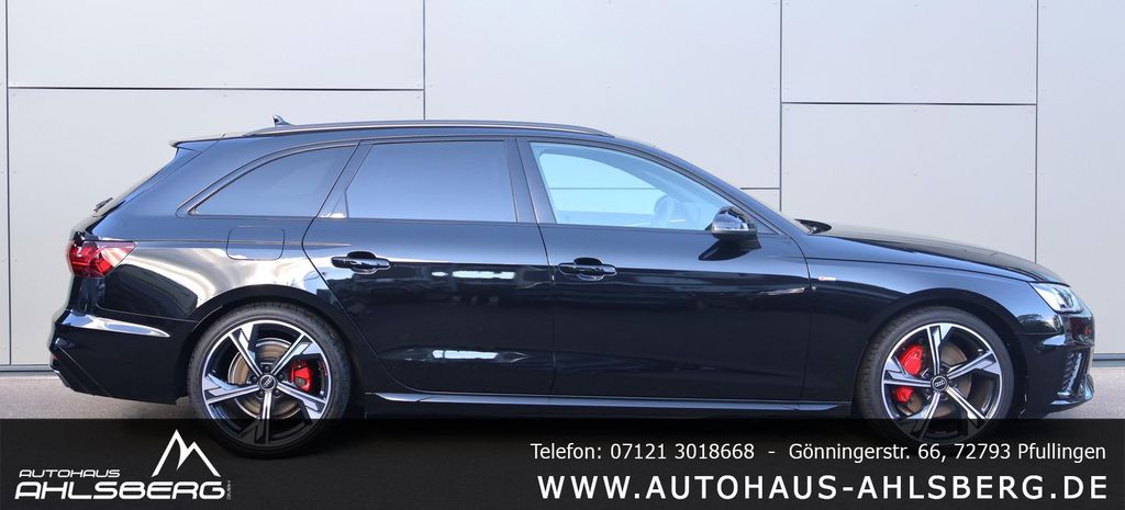 Audi A4 2023 г. Чёрный, пробег 50000 км